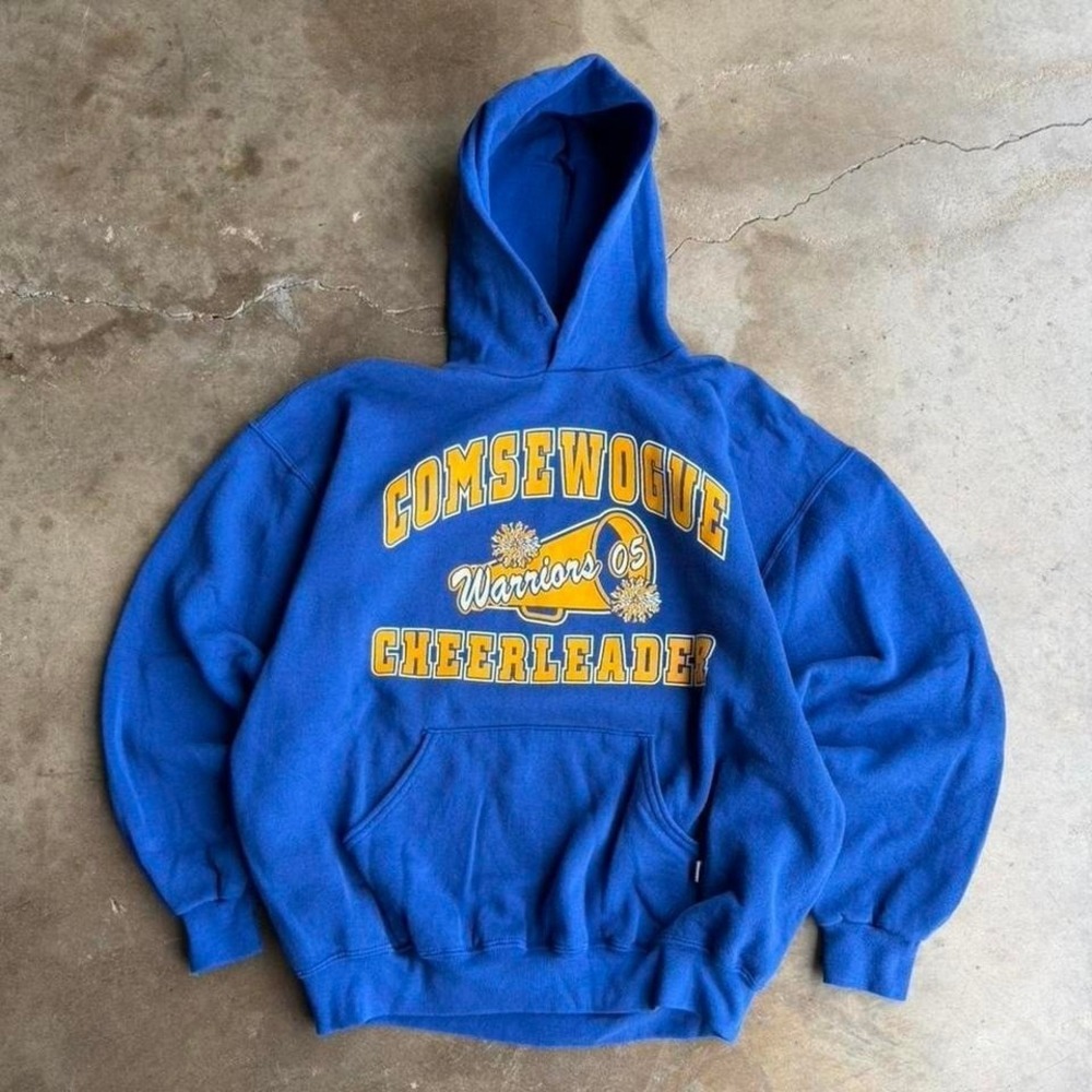 Vintage 90s Russell Athletic blue vintage cheerleading hoodie